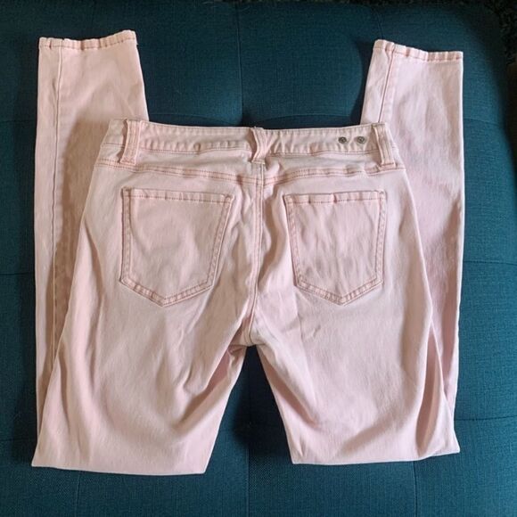 🎄CAbi | Style 224 Nectar Skinny Ankle Jeans in Bubblegum Pink - Picture 4 of 7